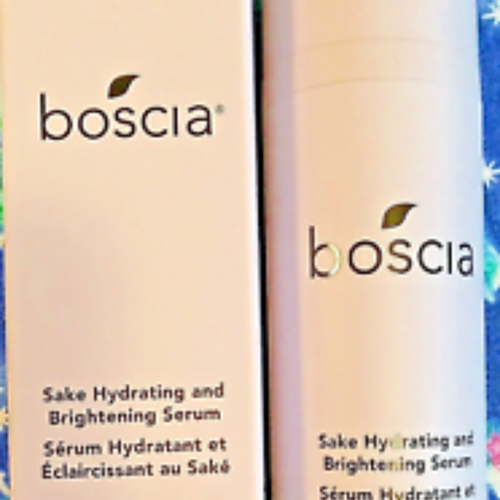 +++BOSCIA Sake Hydrating and Brightening Serum 1oz Gel Soothing Rosemary Jojoba